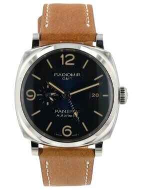 Panerai Radiomir GMT Blue Dial Stainless Steel 45mm Automatic Mens